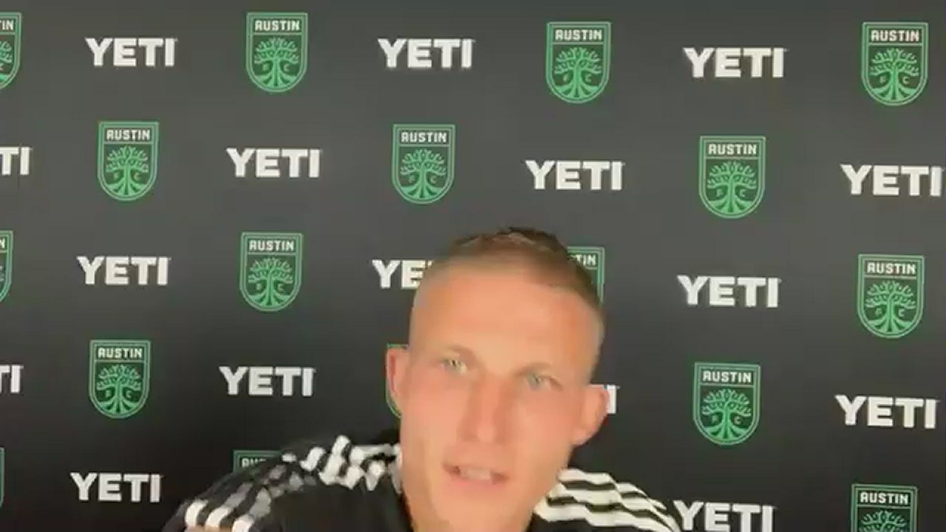 Austin FC captain and midfielder Alex Ring speaks with the media after the club's 0-0 draw on the road against Seattle Sounders FC.