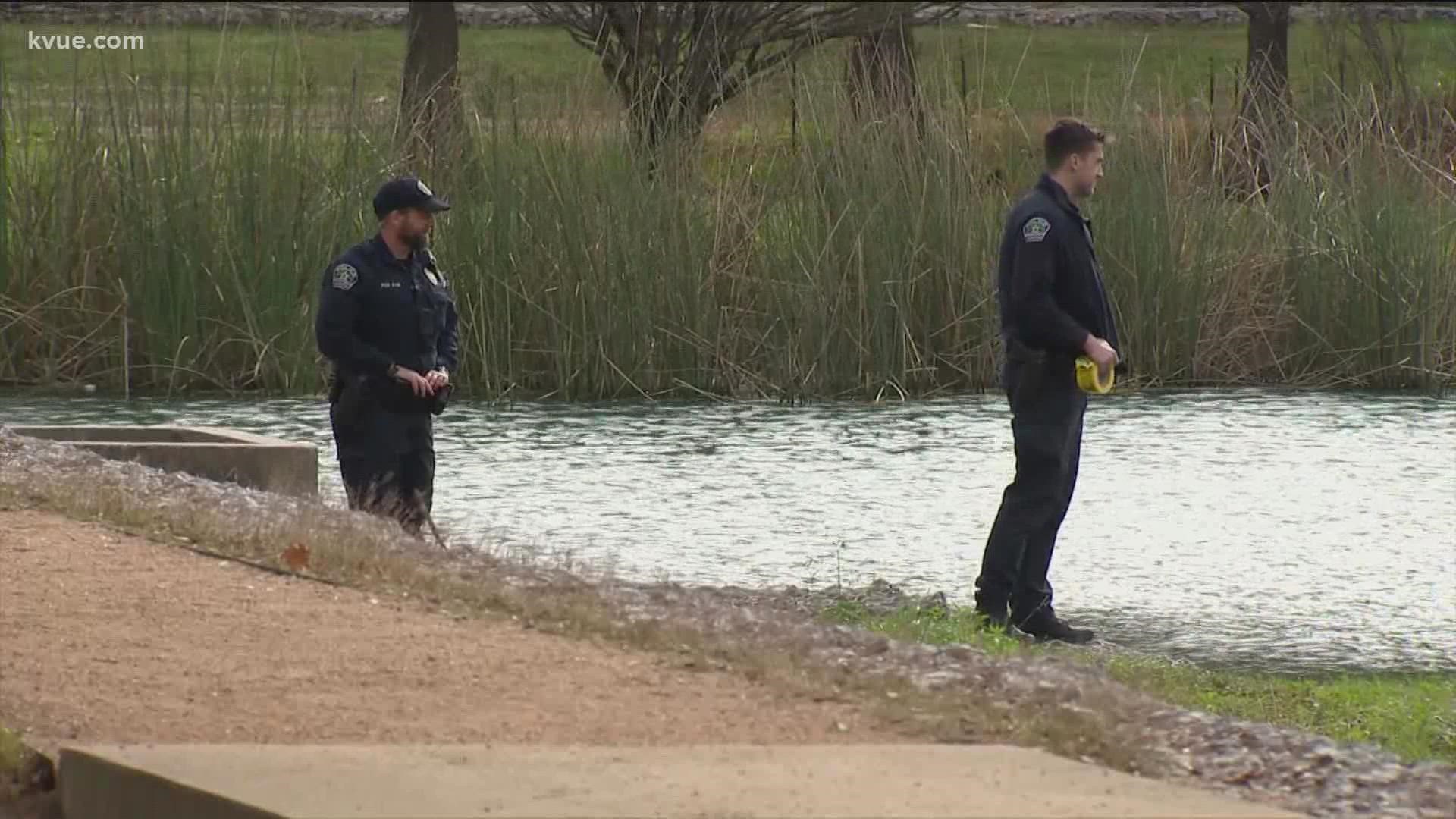 Police were on the scene after a body was found near hotels in North Austin on Saturday afternoon.