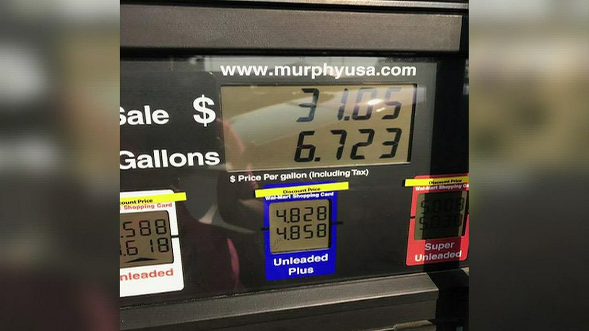 Murphy USA said customers did pay extra for gasoline Friday due to a 'technical glitch' and a 'human error,' and that those customers will be reimbursed.
