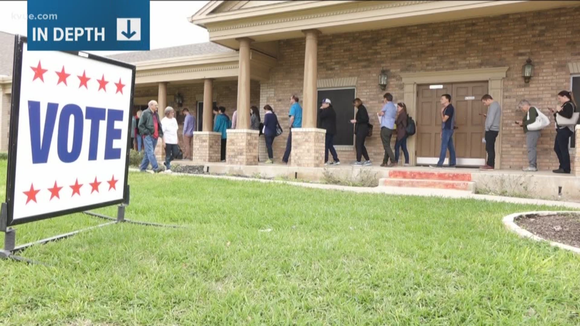 More than 7,000 voters cast their ballots in Travis County on the first day of early voting.