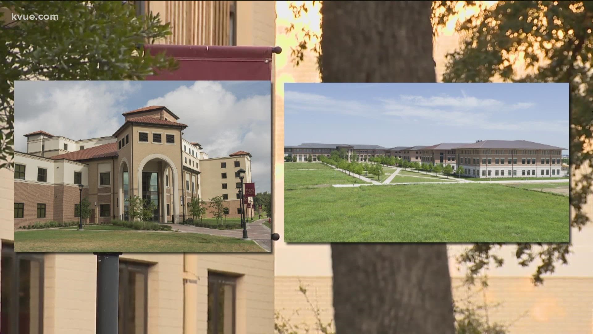 Texas State University is renaming two of its residence halls.
