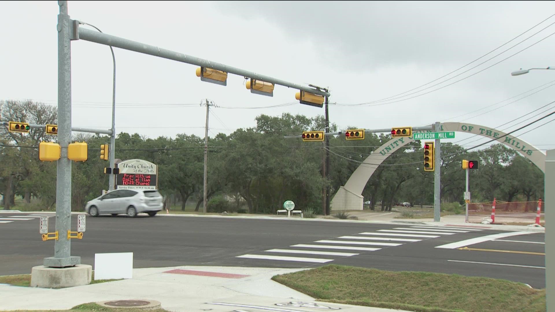 A project years in the making is now complete. The ribbon was cut on Anderson Mill Road to mark the completion of upgrades and safety features.