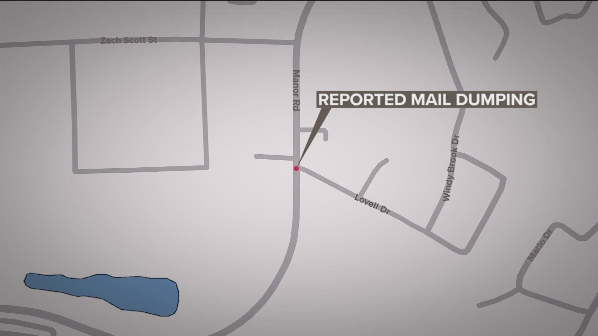 The U.S. Postal Service confirms a mail dumping incident happened in Austin last Friday.