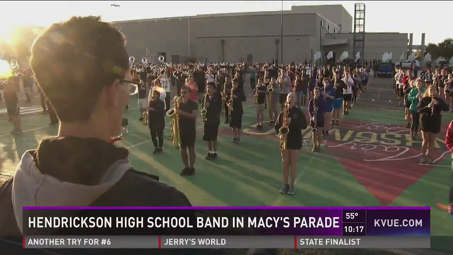 Local high school band chosen to perform in Macy's Parade