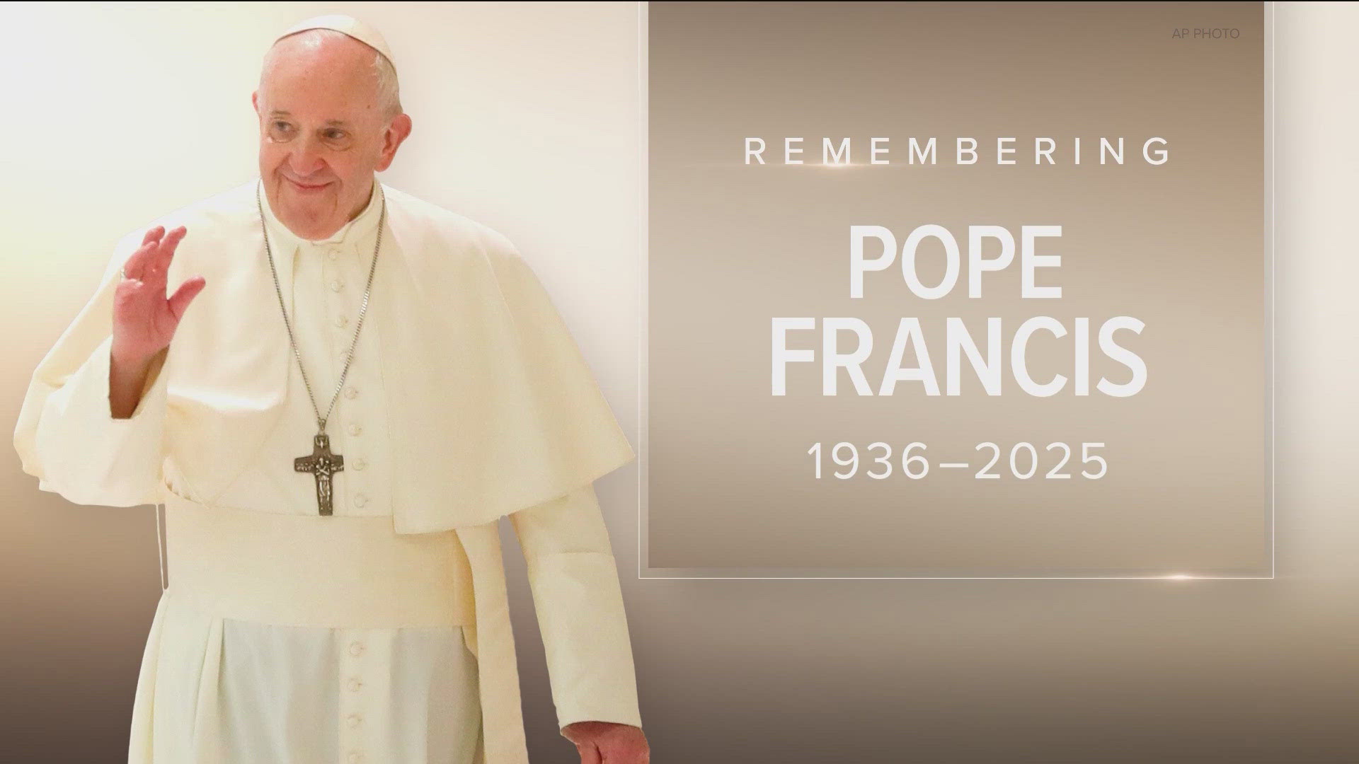 The pope's casket will be taken to St. Peter's Basilica in the Vatican City this week. 