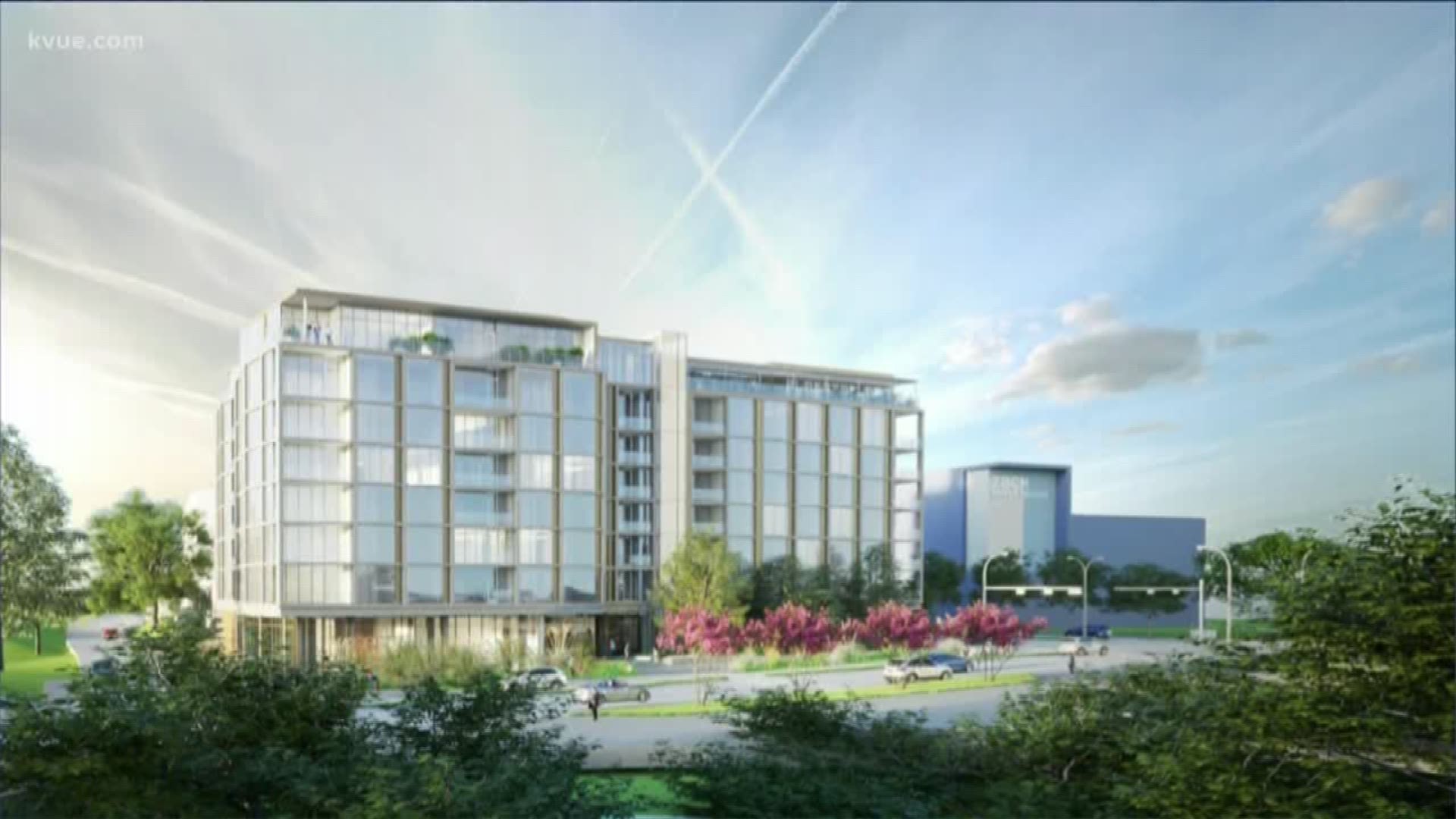A new eight-story building is coming to the shores of Lady Bird Lake.