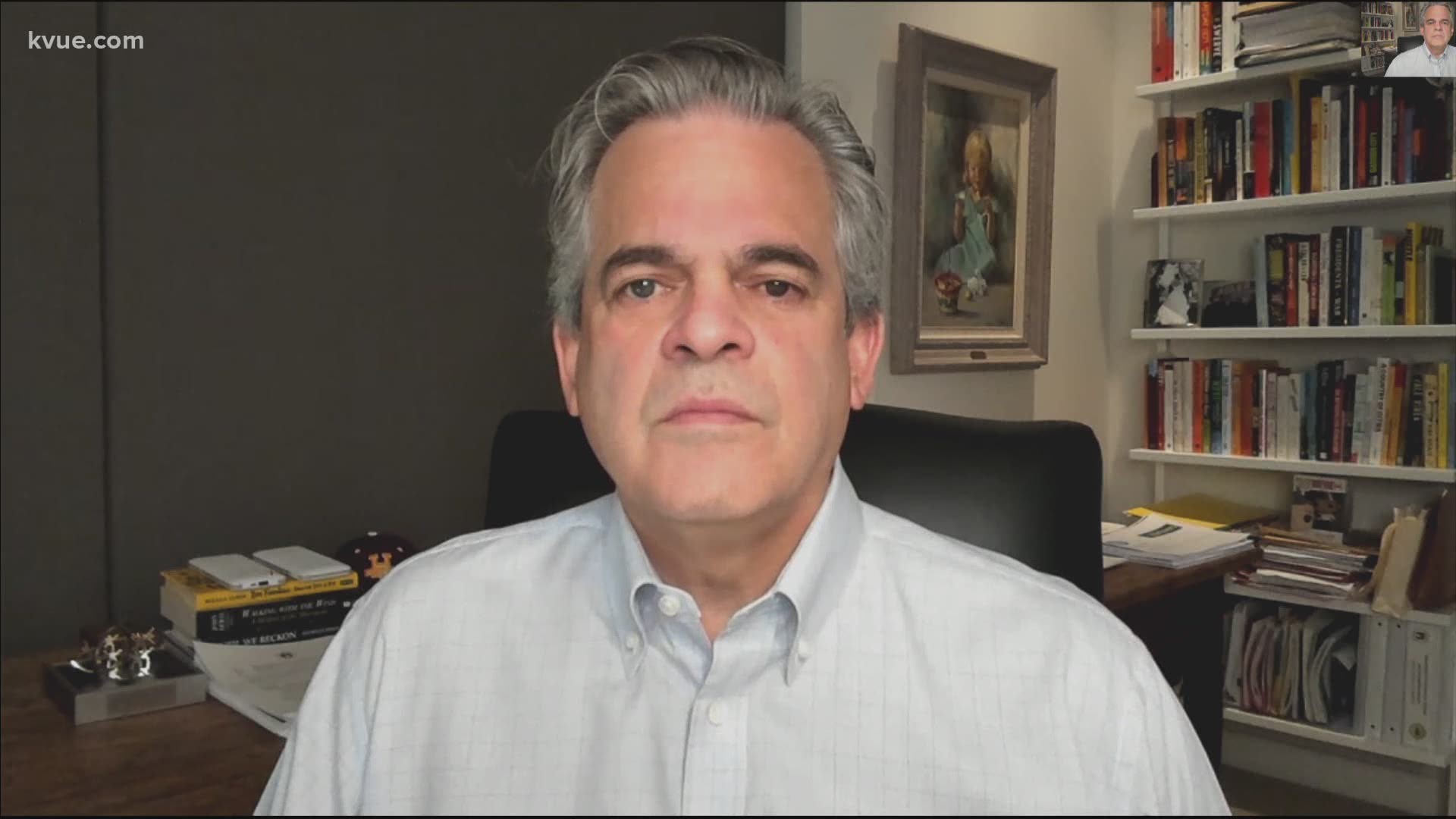 Mayor Steve Adler talked about the APD budget cuts and discussed the coronavirus pandemic.
