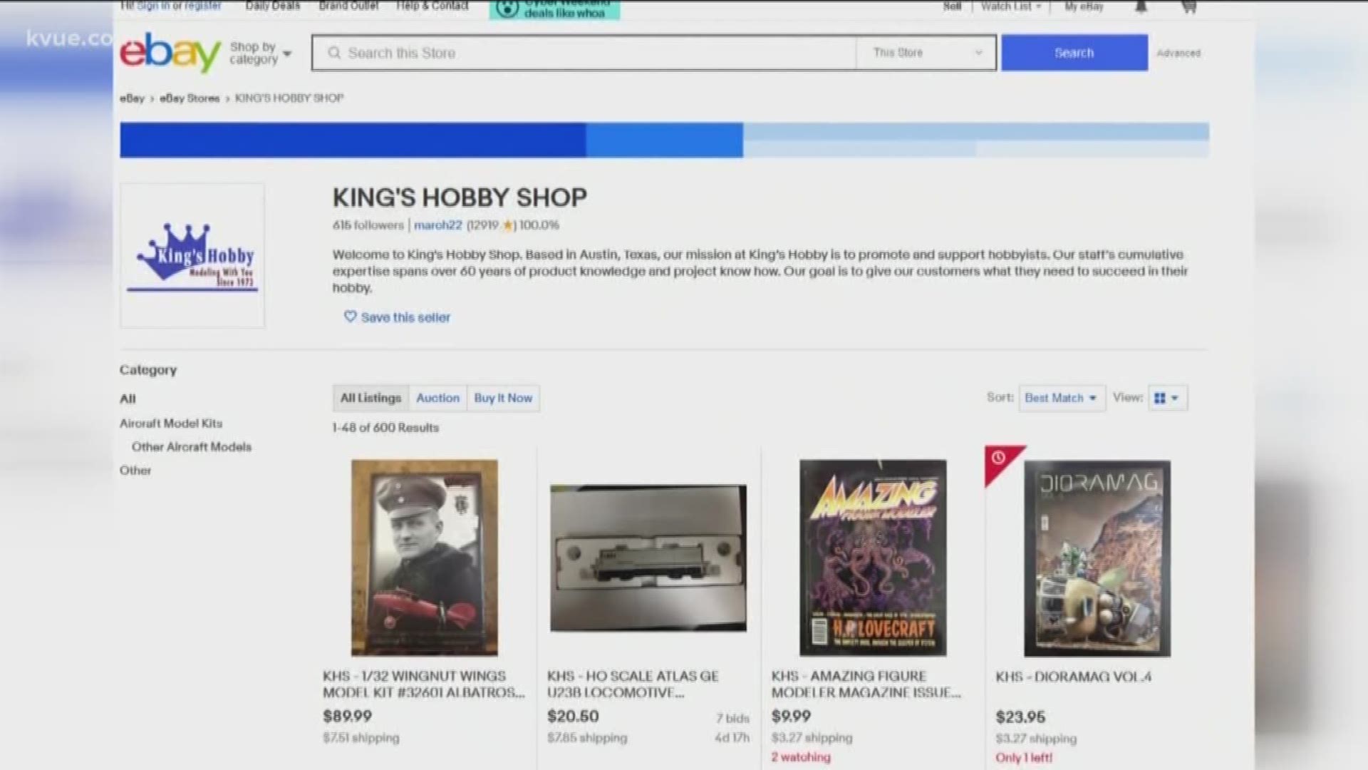 King's Hobby Shop in North Austin is changing its tactics to address online holiday sales.