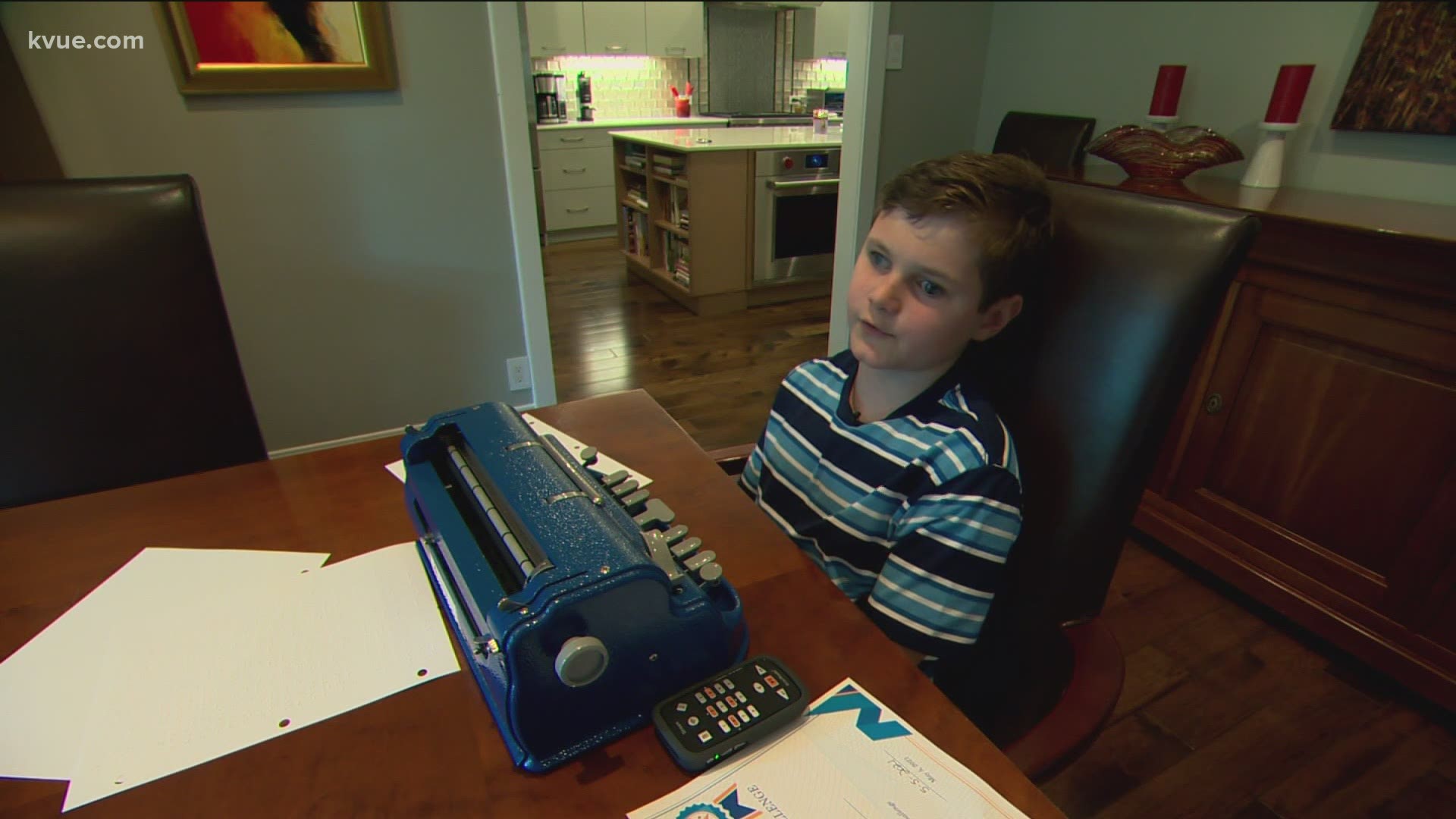 An Austin student is making his mark on an international Braille competition. For Leo, its about celebrating what he's overcome in order to succeed.