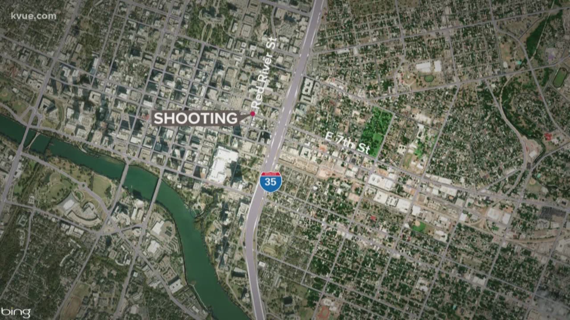 Authorities are investigating after a woman was shot in Downtown Austin.