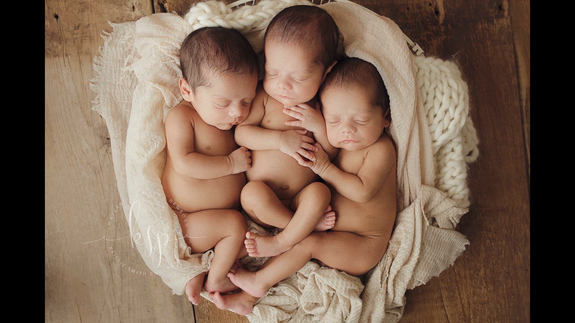 Central texas family adjusts to daily life after rare natural birth of 