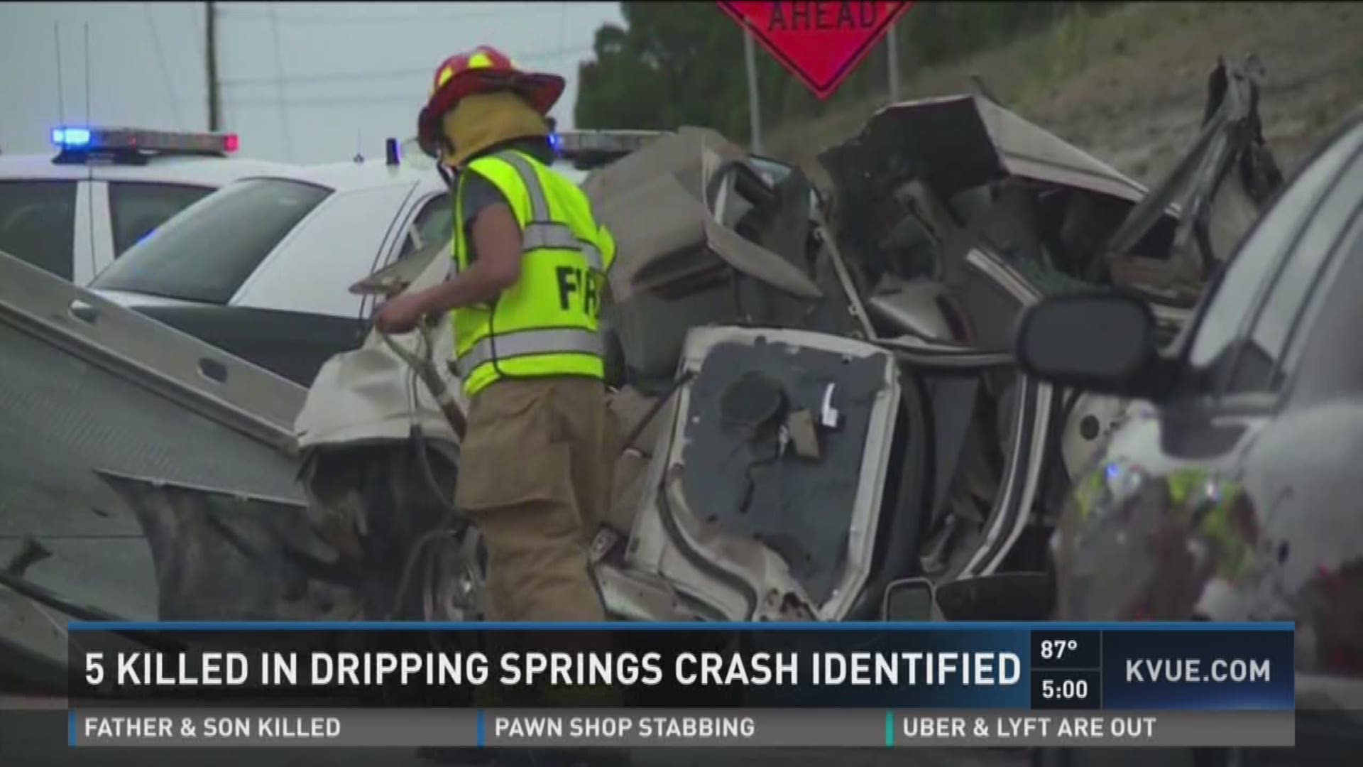 Five dead in Dripping Springs crash