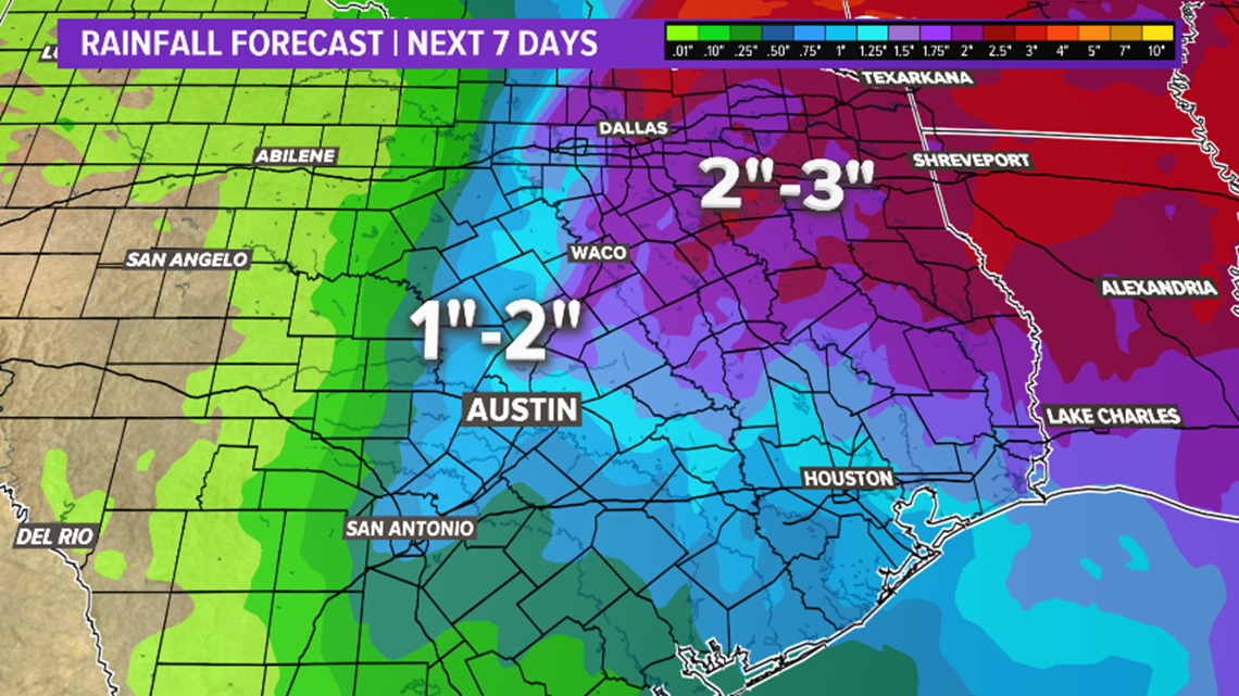 Austin weather Cold front could bring storms to Texas on Friday