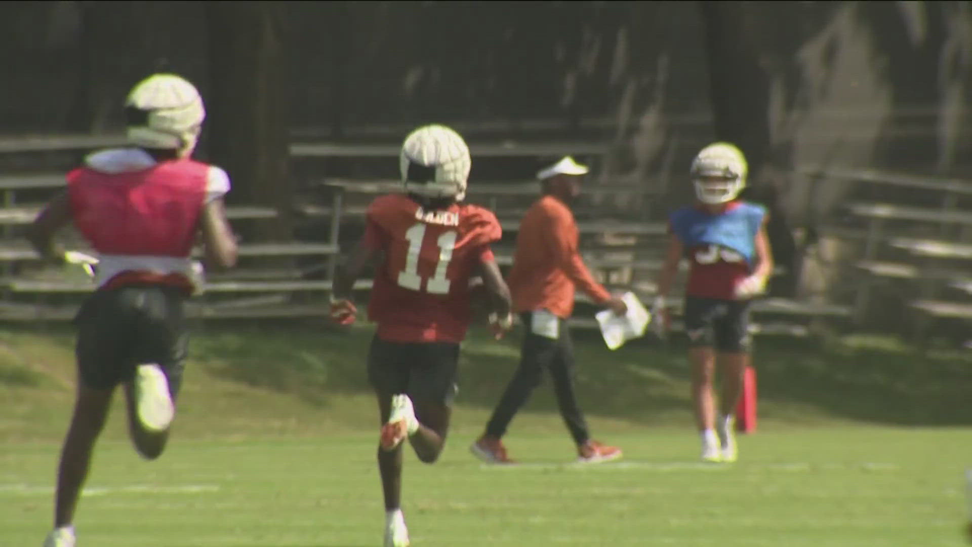 UT Austin's new wide receiver is the team's shortest and lightest addition.