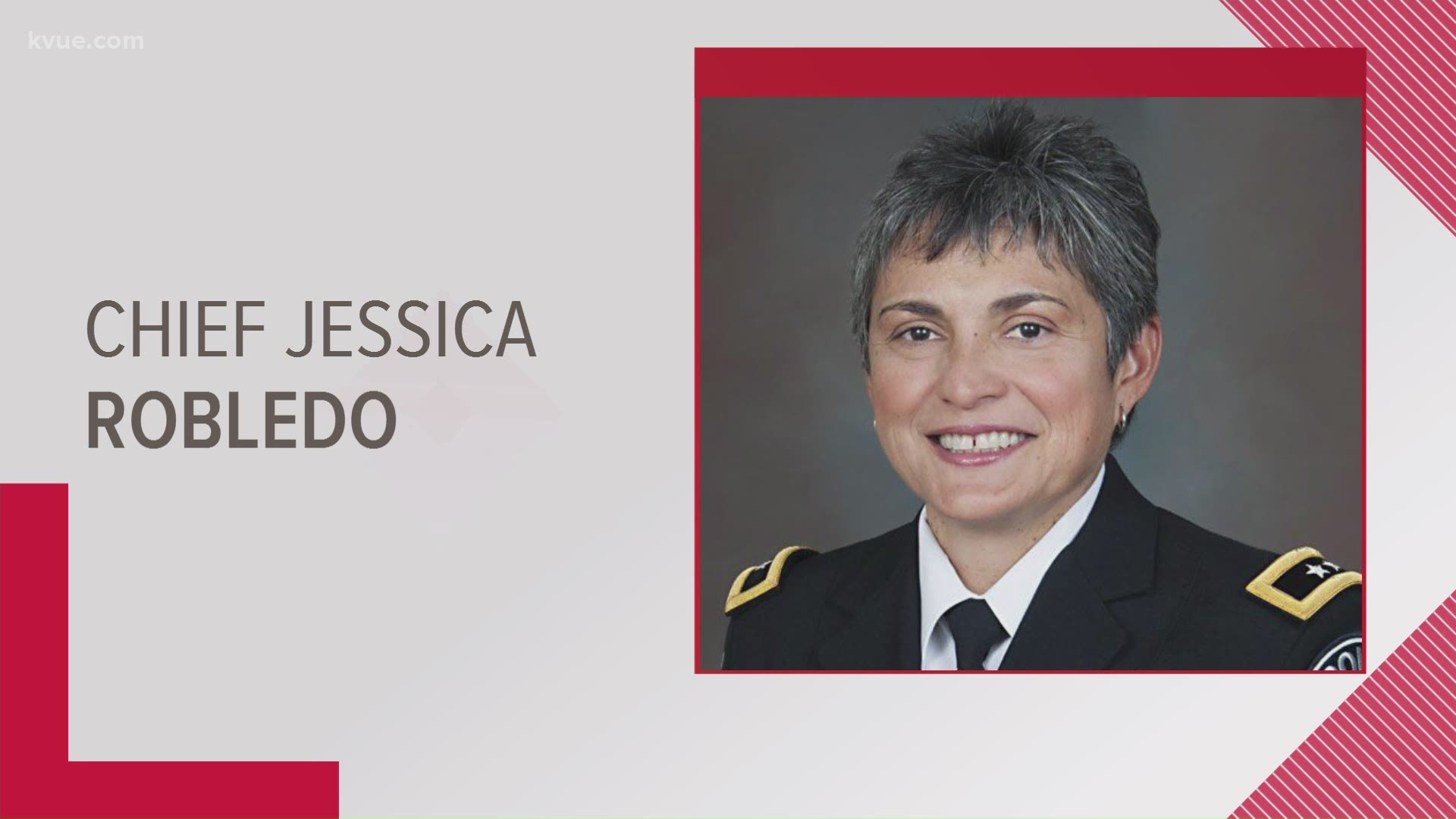 Chief Jessica Robledo is retiring from her role.