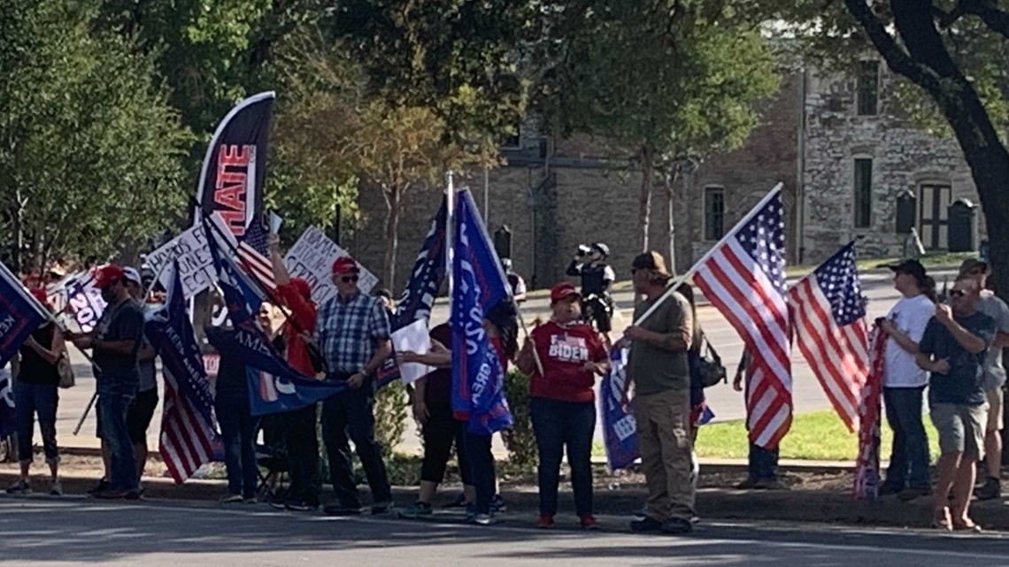 Photos: Trump Supporters Protest In Austin Nov. 14 