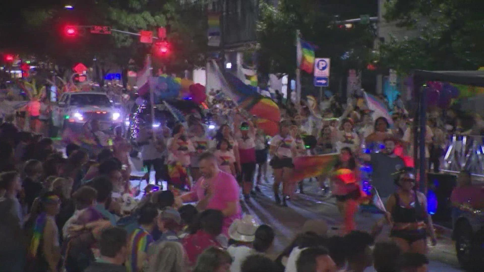 Austinites and visitors from out of town gathered to celebrate the LGBTQ+ community downtown on Saturday for the Austin Pride Festival and Parade.
