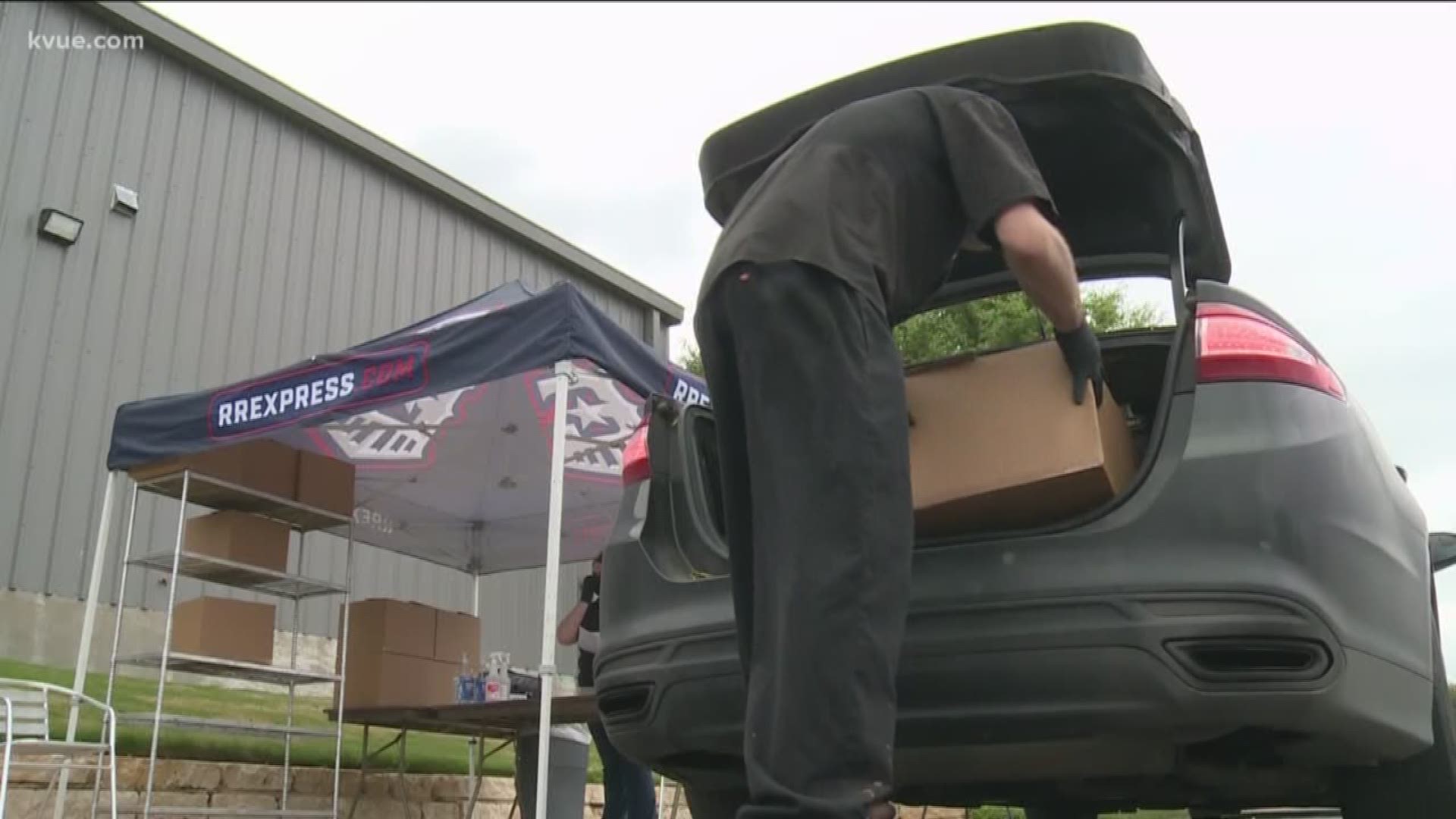 The Round Rock Express are giving fans the ballpark experience at home – through food.