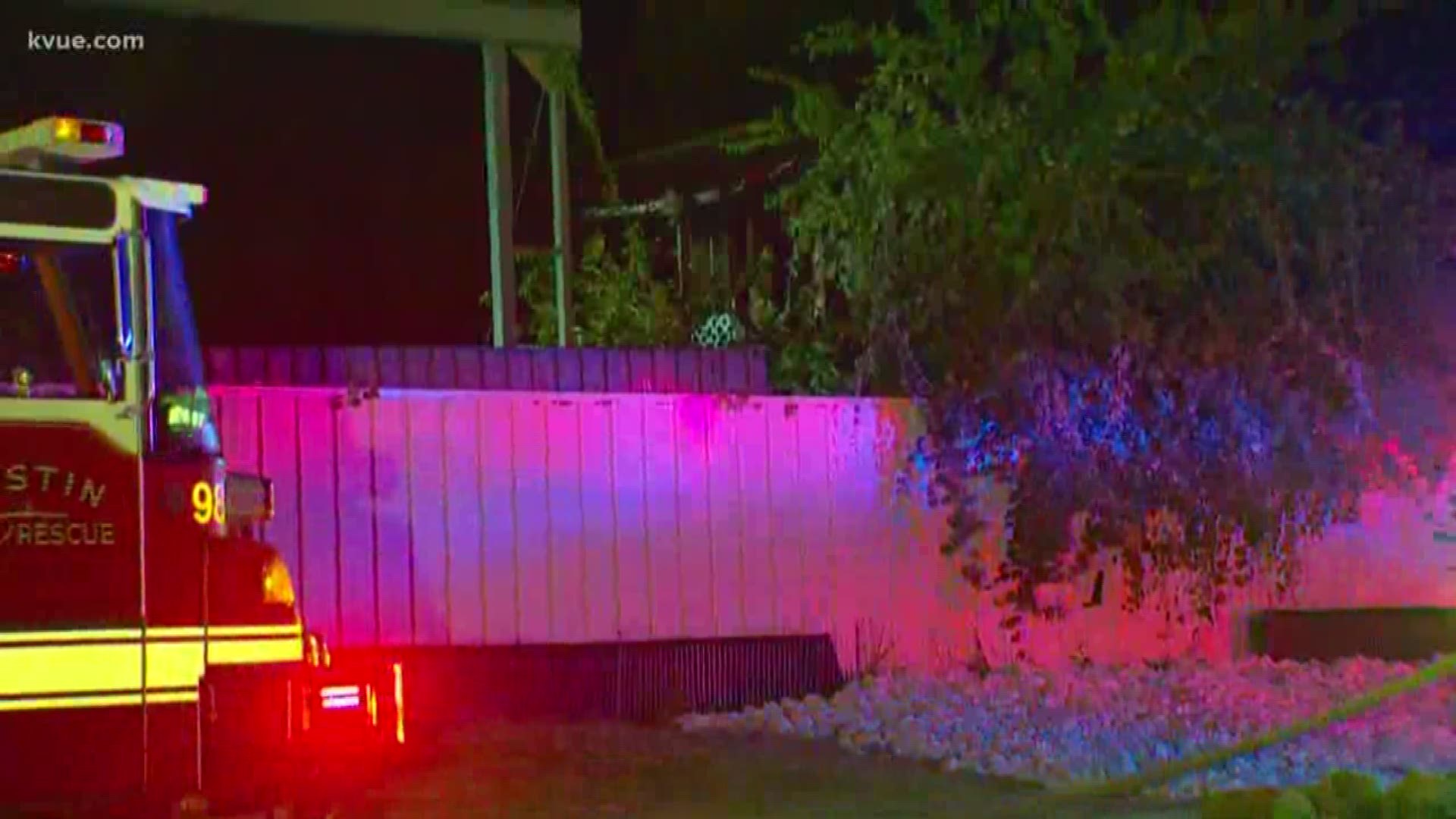 A firefighter was hurt after suffering an electrical shock in South Austin.