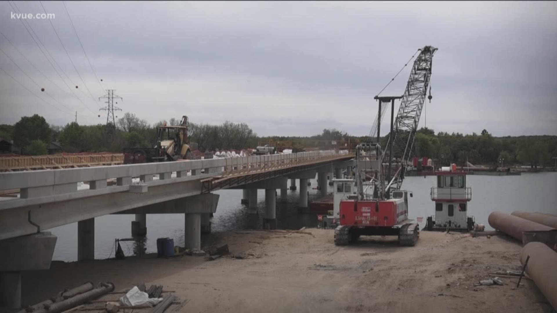 Since record flooding wiped out the RM 2900 bridge in October, crews have been working hard to clean up the area and rebuild the vital passageway.