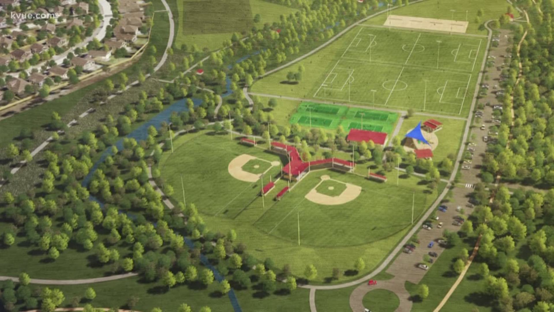 The Lakeline Park will be 189 acres, the largest park in the area of Cedar Park near Austin.