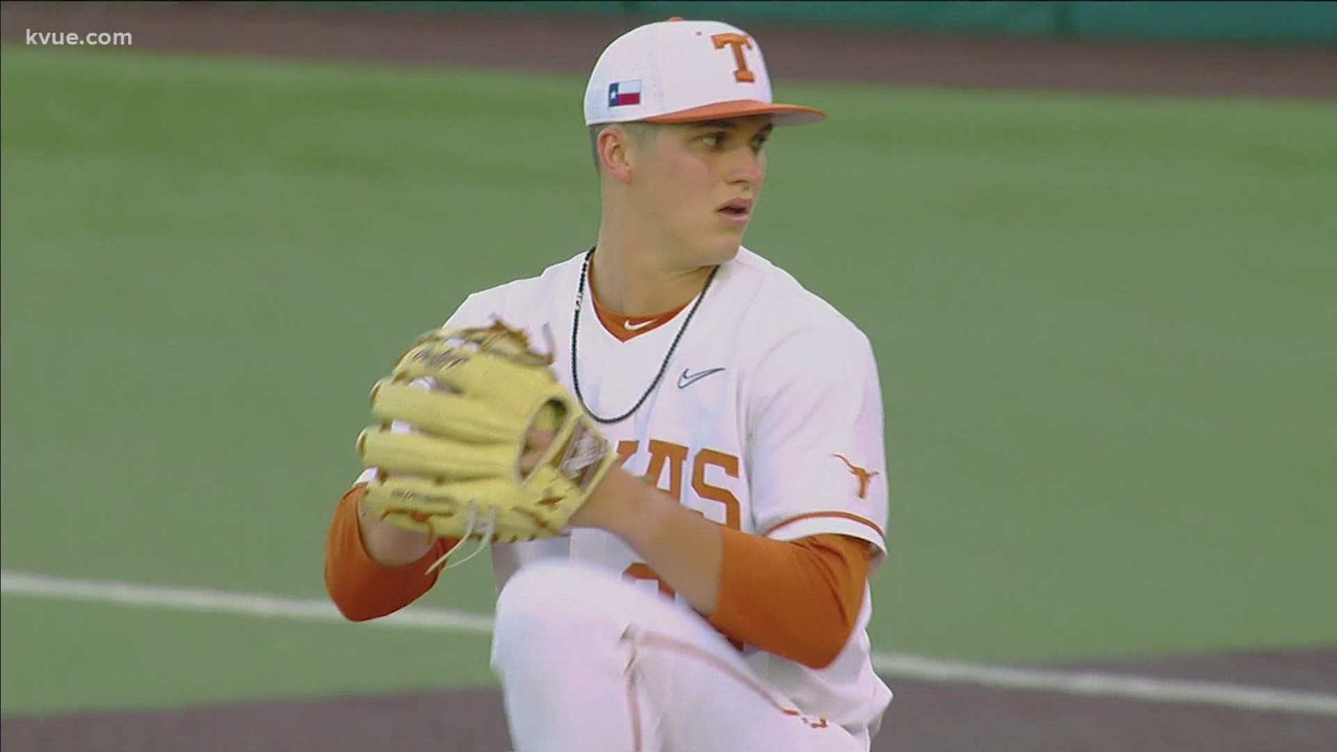 Texas Longhorns right-handed pitcher Ty Madden was selected with the 32nd overall pick by the Detroit Tigers in the 2021 Major League Baseball Draft.
