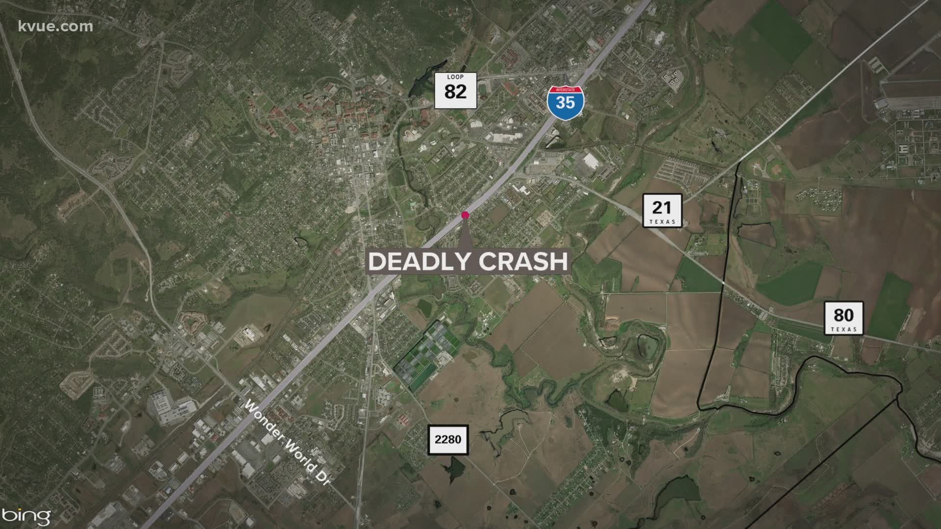 Two adults are dead and three children were injured in a rollover crash in San Marcos on Saturday night.