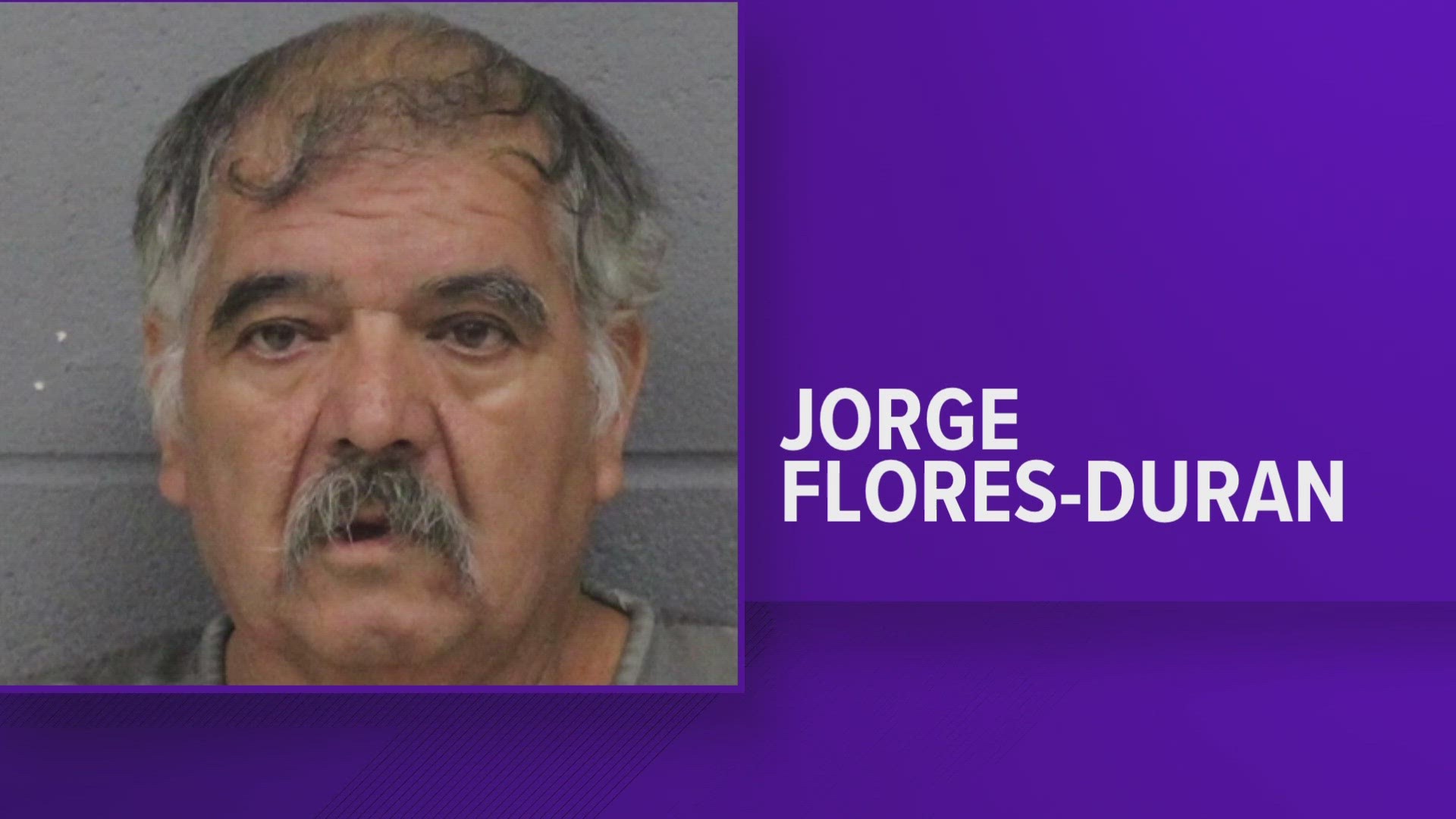 Jorge Flores-Duran, 60, has been charged with first-degree murder.