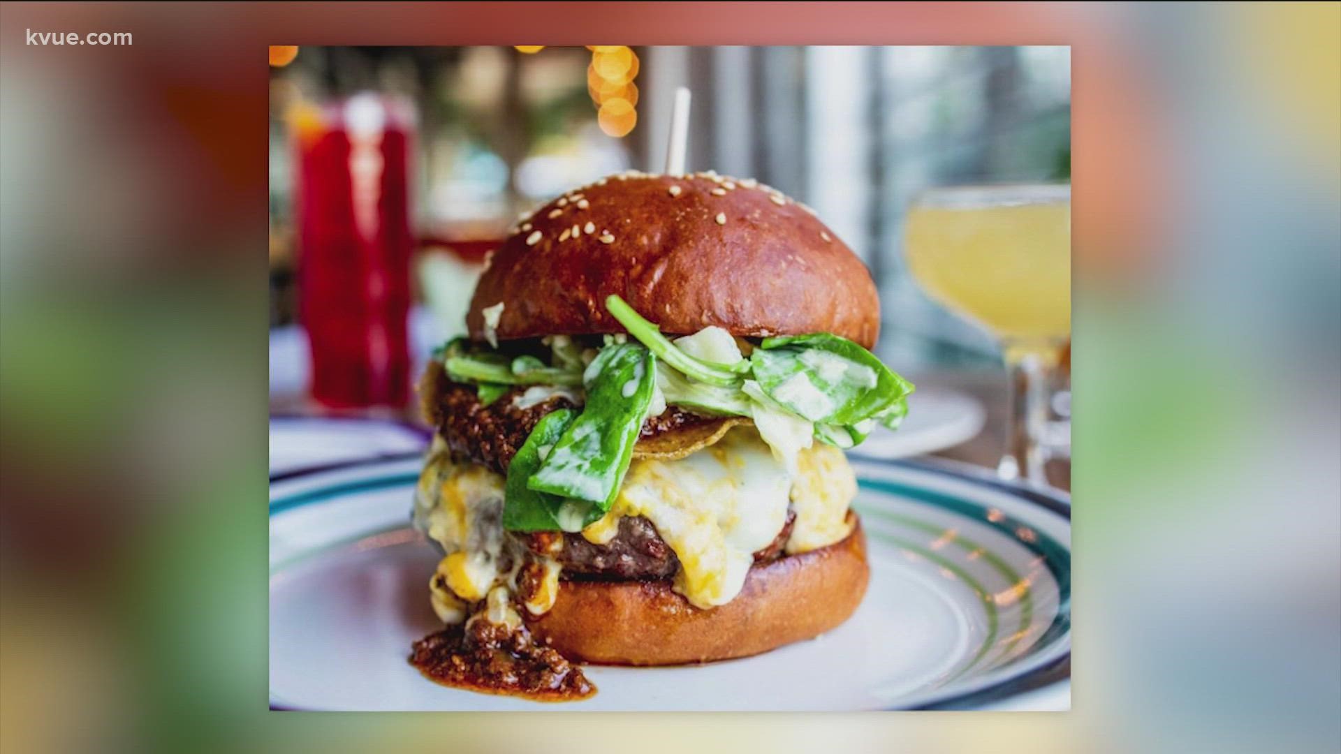 The burger has been ranked the 14th best burger in the world.