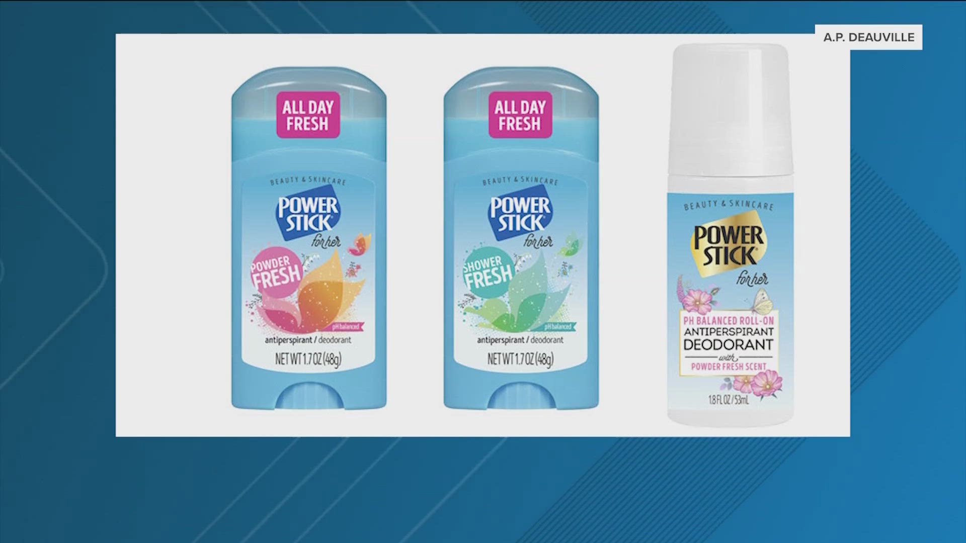 The U.S. Food and Drug Administration recalled more than 67,000 cases of the roll-on deodorant. 