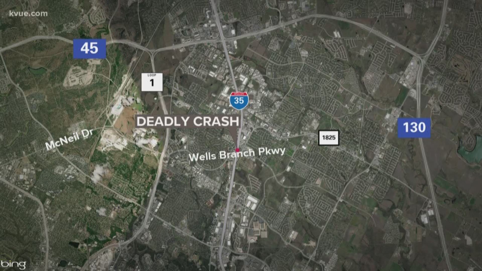 Austin police say a man was hit while trying to cross the highway near Wells Branch.