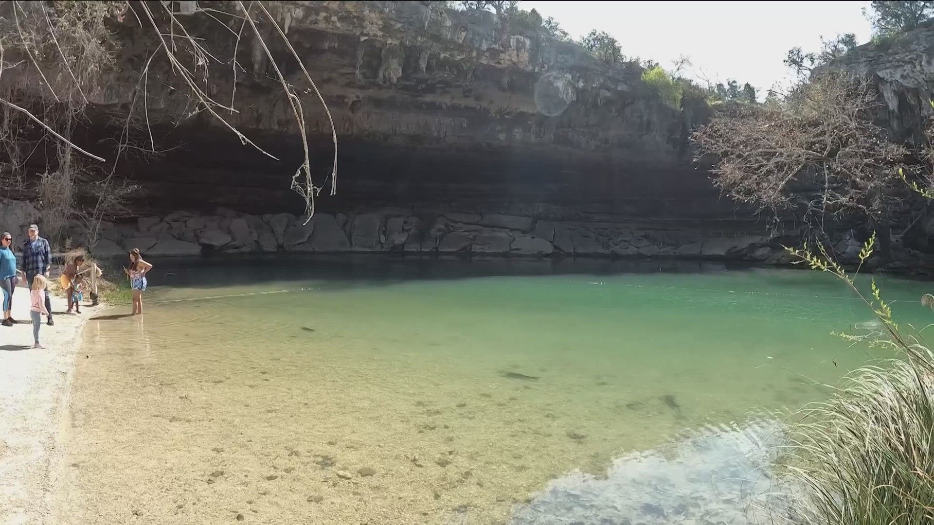 Central Texas is known for its great outdoors and places to swim. But the ongoing drought is impacting local swimming holes.