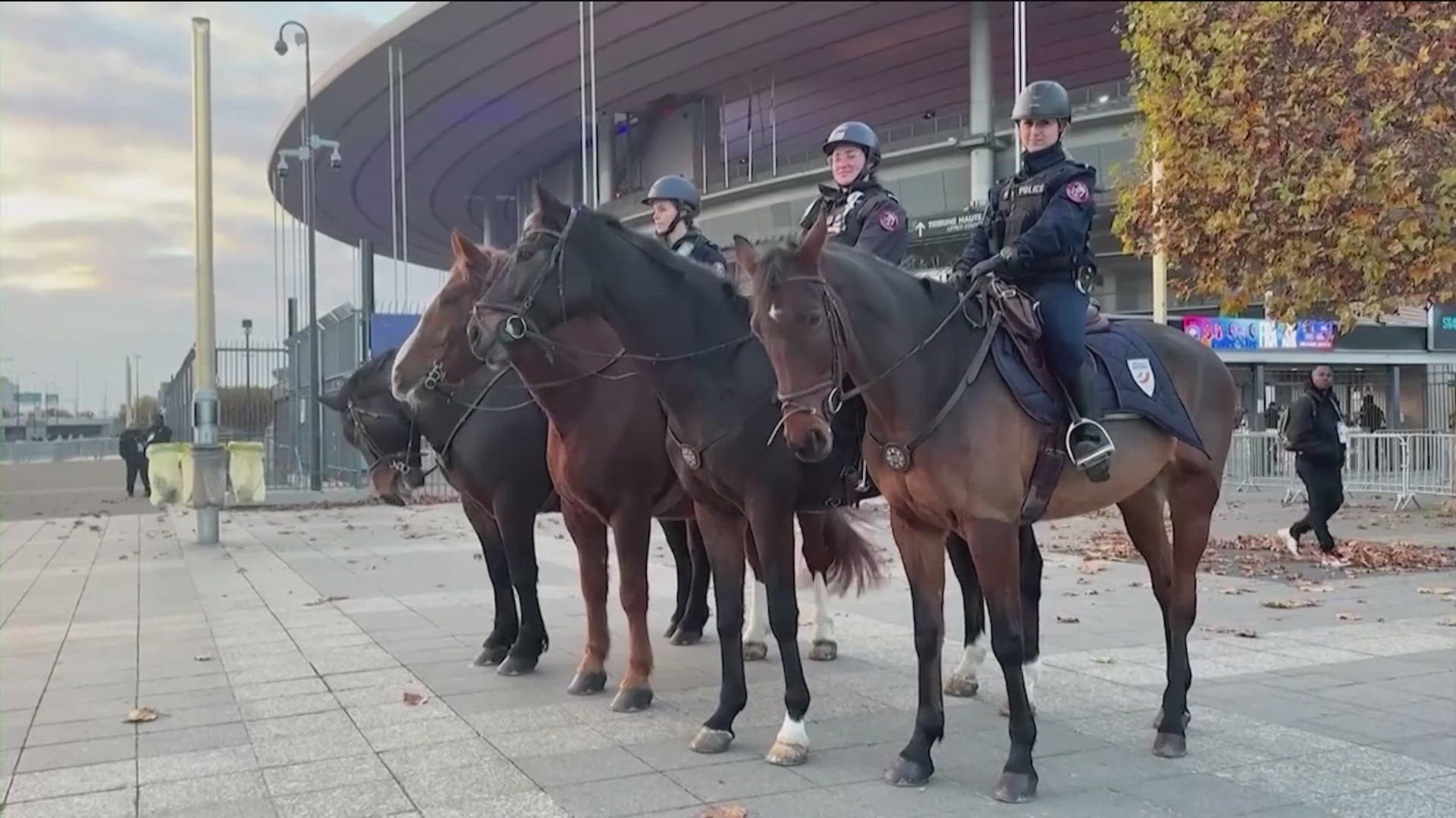 The Israeli soccer team return to the field for the first time since violence erupted after their game in Amsterdam.