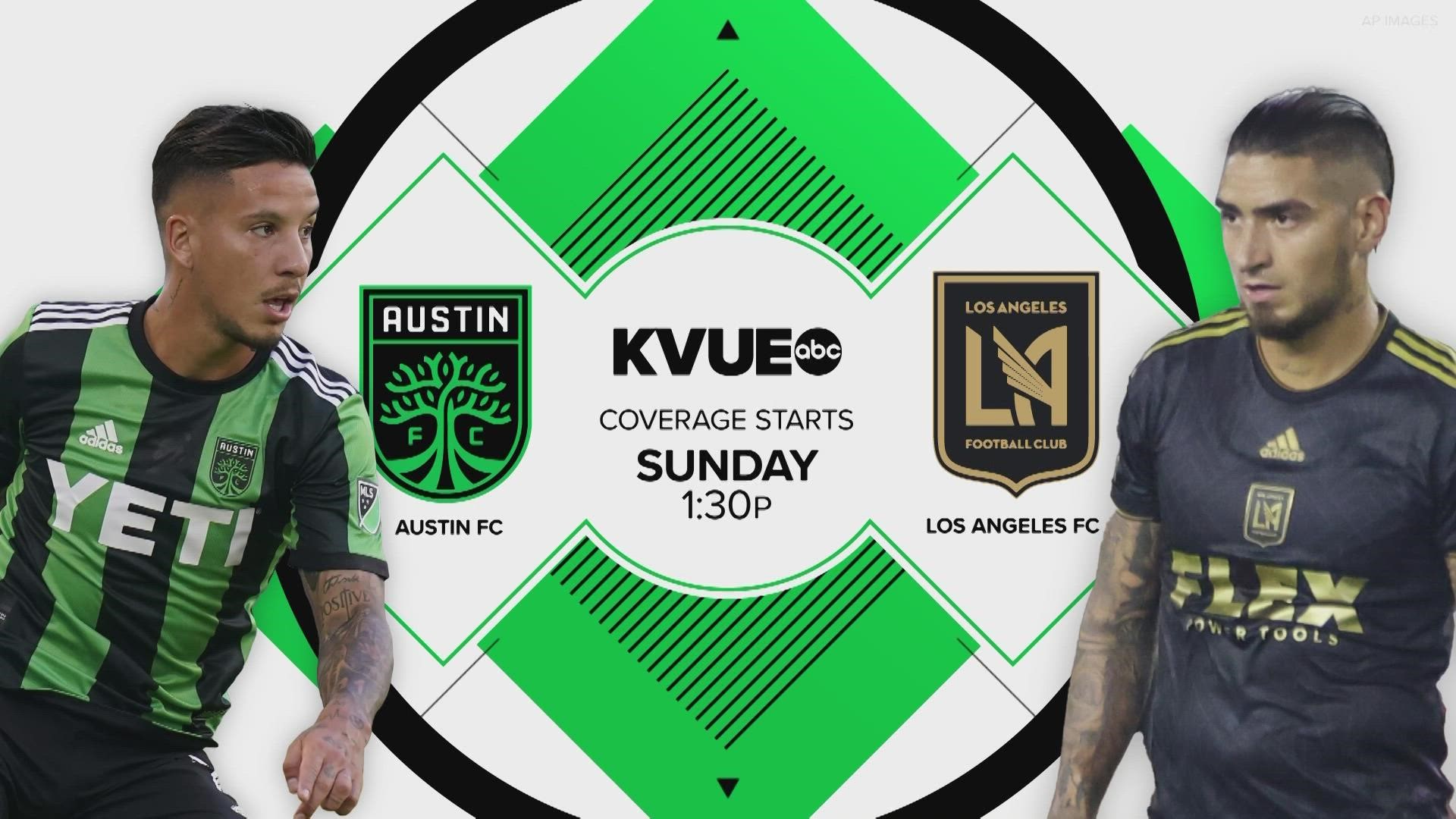 KVUE plus Austin FC coverage graphic