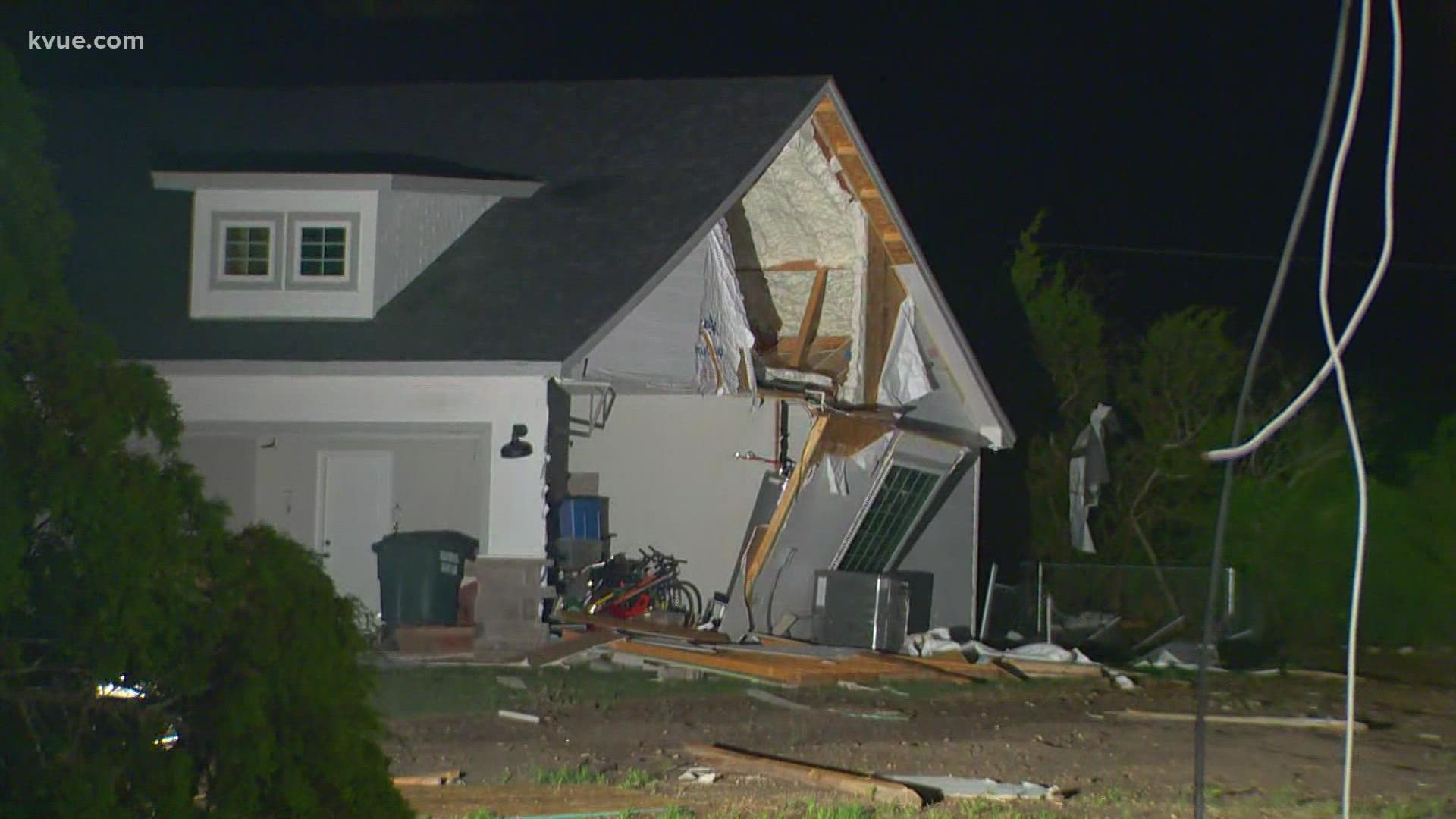 A reported tornado caused extensive damage in Salado, Texas, just north of Jarrell. KVUE's Bryce Newberry has the latest.