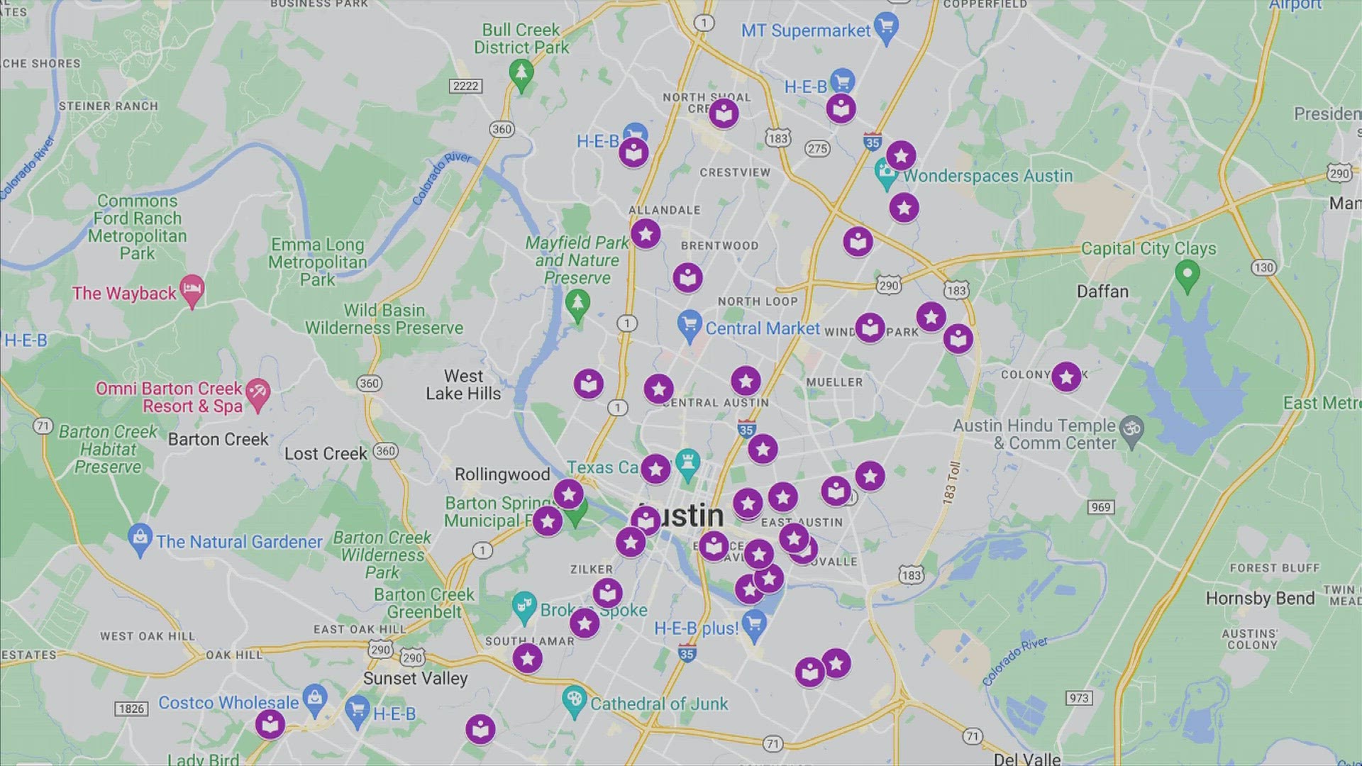 The City of Austin is helping residents cool off with its new interactive cooling centers map.