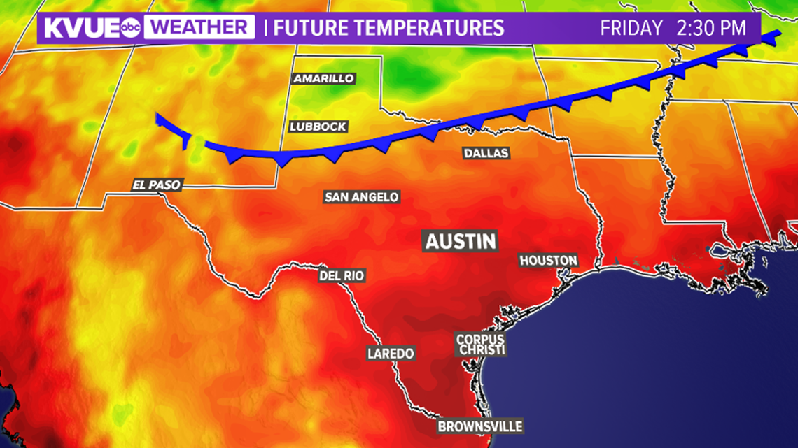 Austin Weather First Cold Front This Fall Could Hit Texas Kvue Com