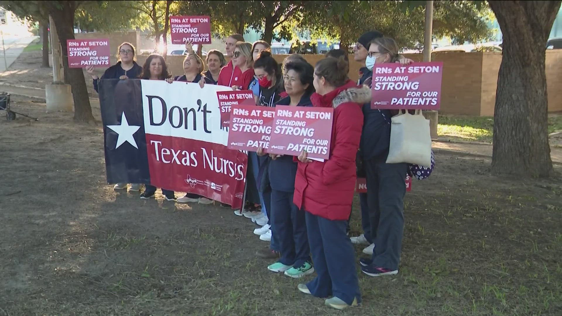 A week from tomorrow, nurses at an Austin hospital say they're going on strike for the second time this year.