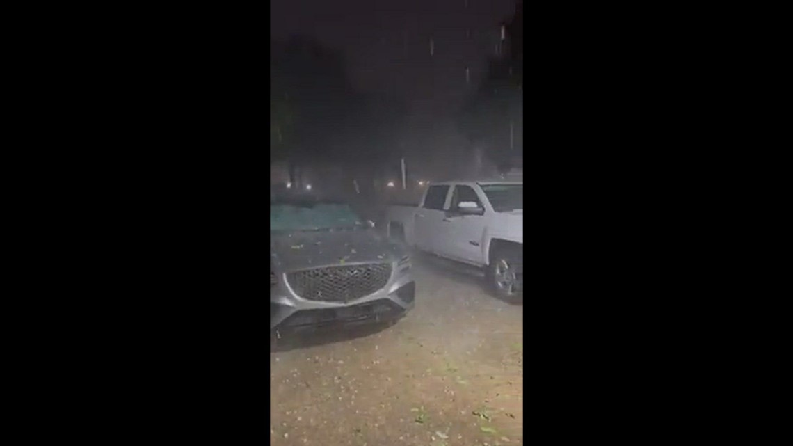 Hail in Round Rock
