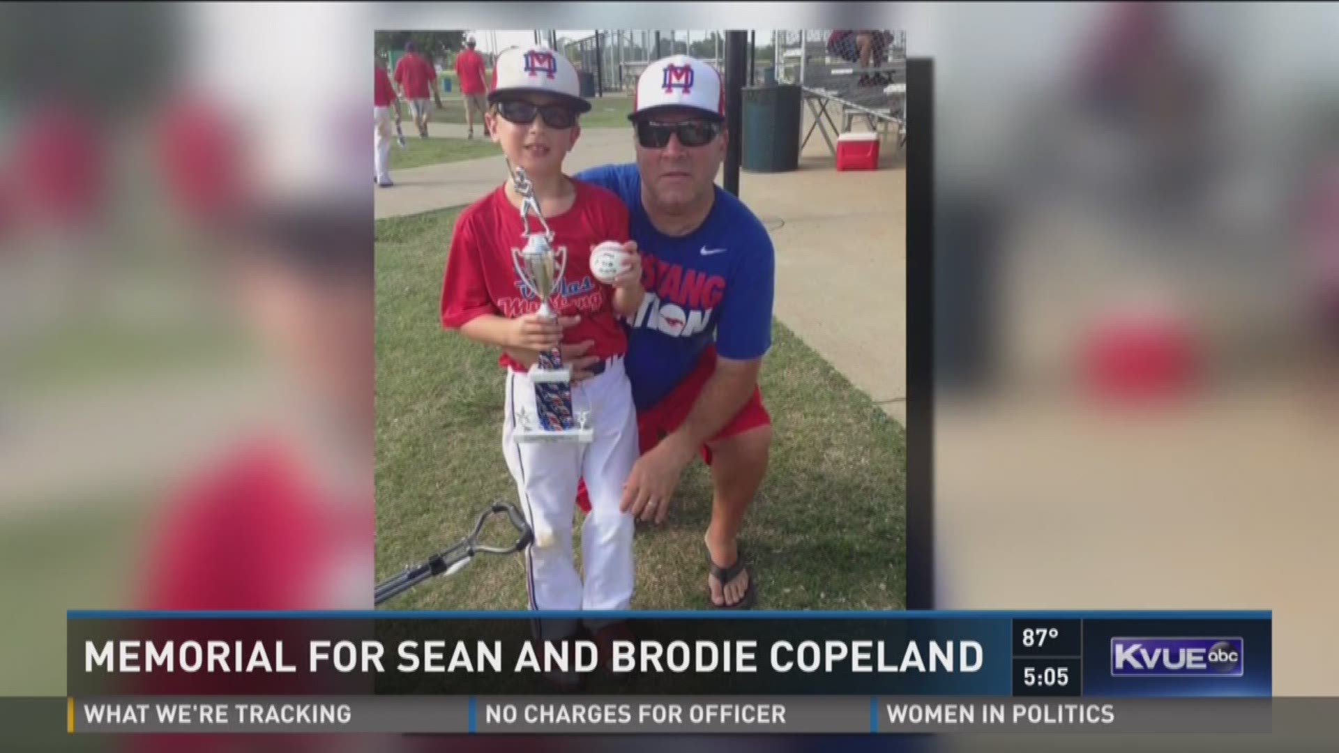 Memorial held for Sean and Brodie Copeland