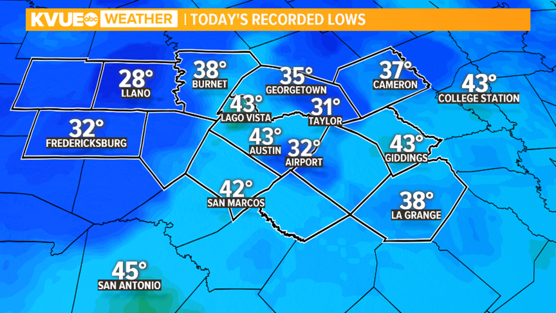 Austin weather: Cold front bringing temperature drop | kvue.com
