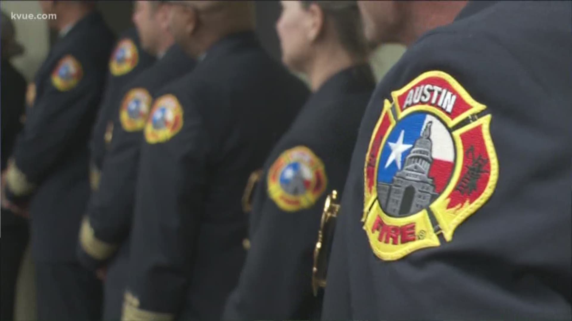 On Monday, the Austin Fire Department honored two brave people for their heroism.