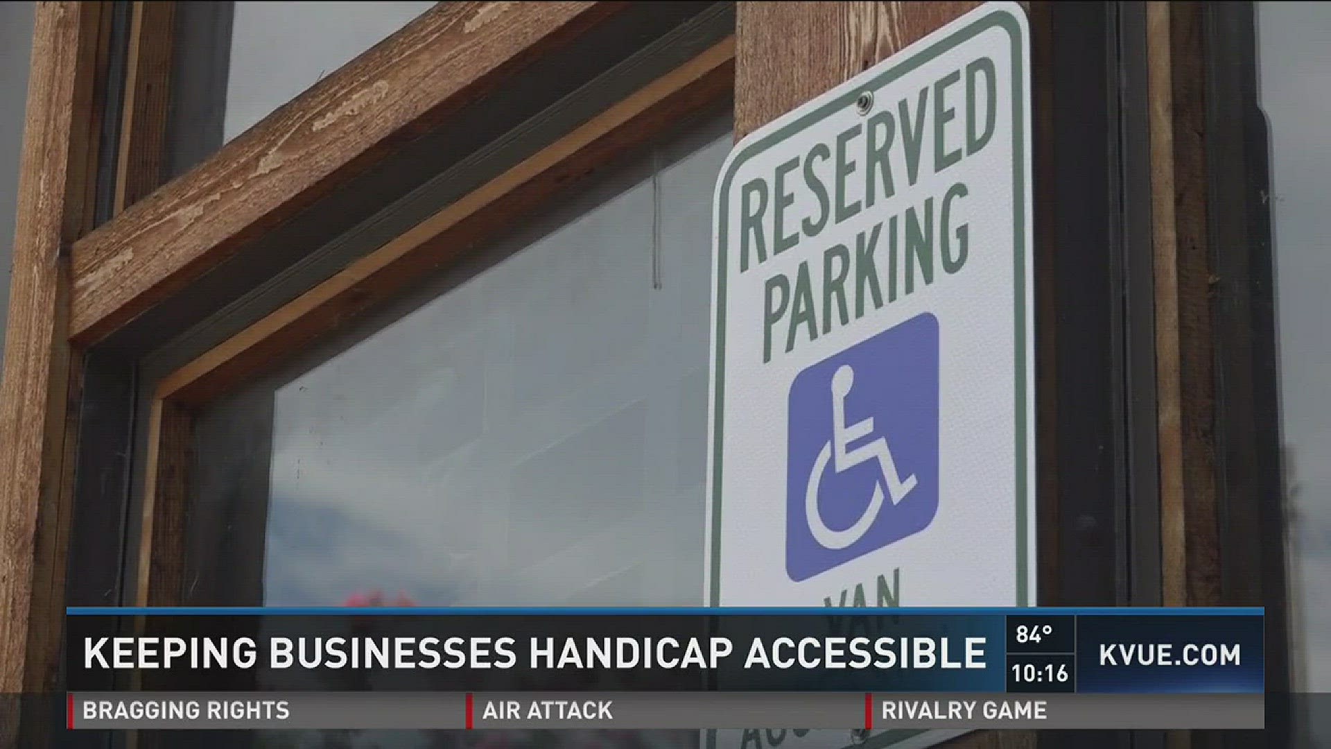 Keeping businesses handicap accessible