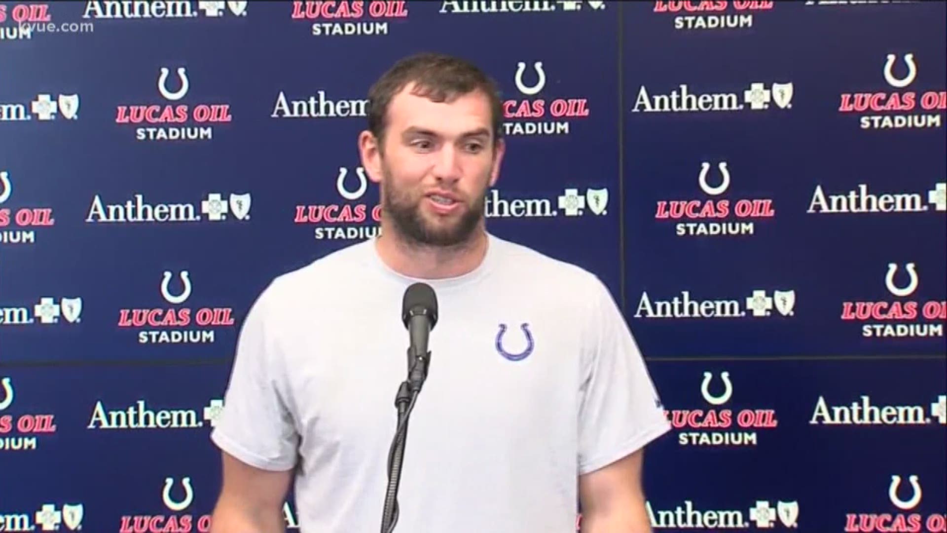 Indianapolis Colts quarterback Andrew Luck announced he would be retiring from the NFL.
