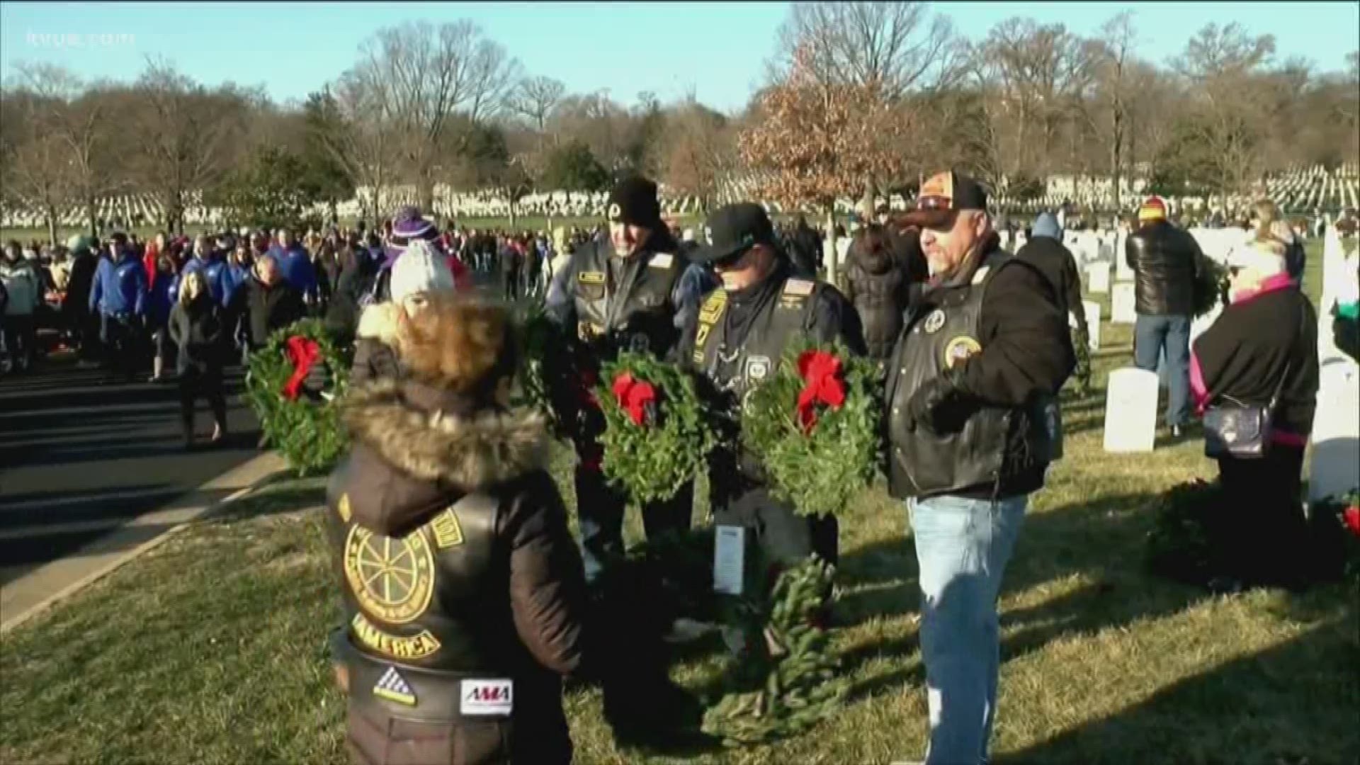 Volunteers with Wreaths Across America will place holiday wreaths on more than 3,000 graves at the Texas State Cemetery.