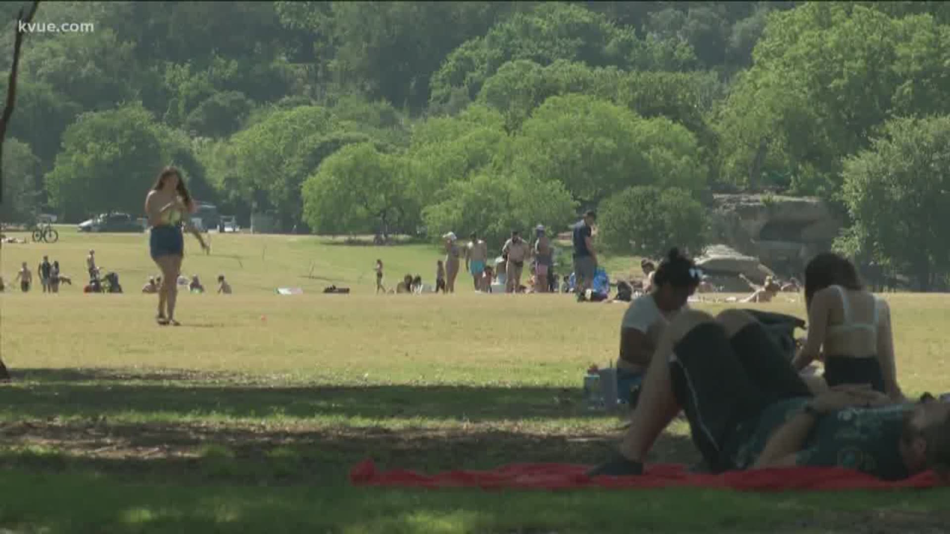 Austin's mayor and the Travis County judge said closing parks could happen on a more permanent basis if people don't act safely.