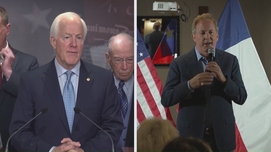 US Sen. Cornyn, AG Paxton stay in Texas Senate race as deadline to drop out passes