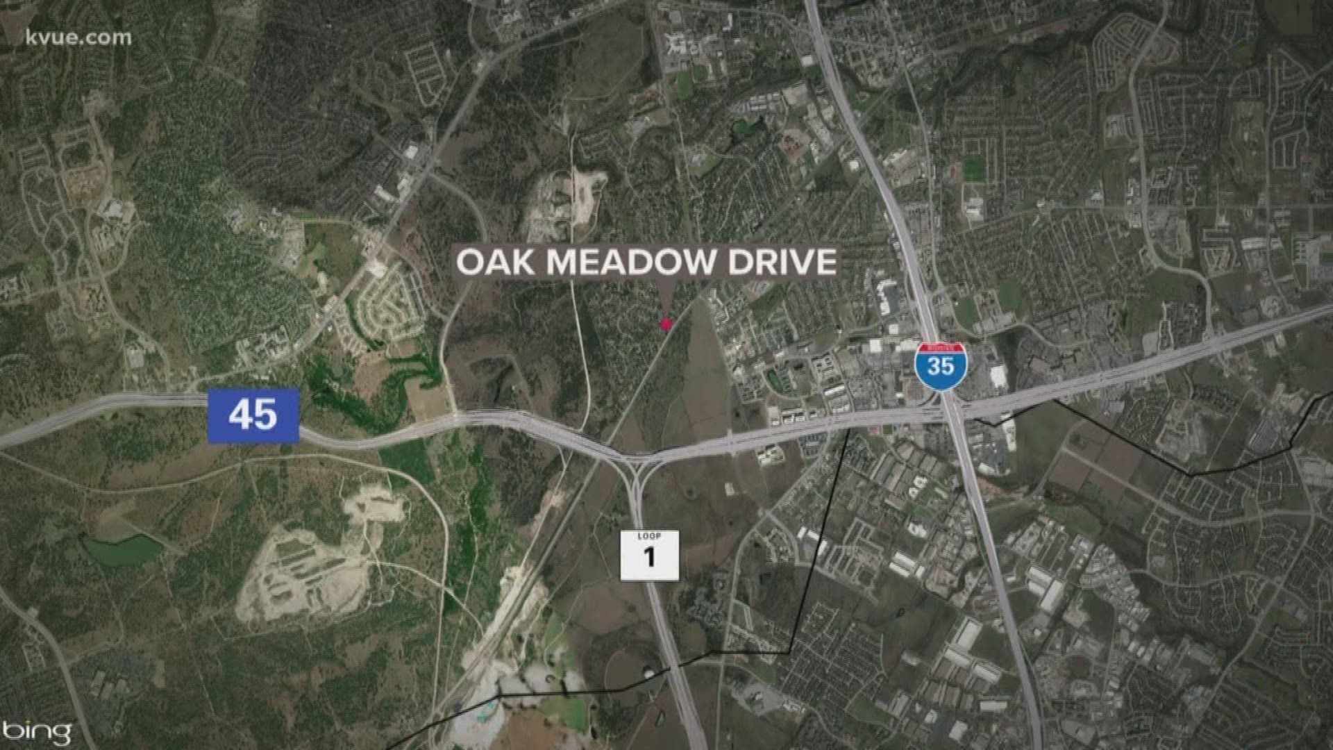 The fire happened just after 3:15 a.m. Friday near Oak Meadow Drive and McNeil Drive.