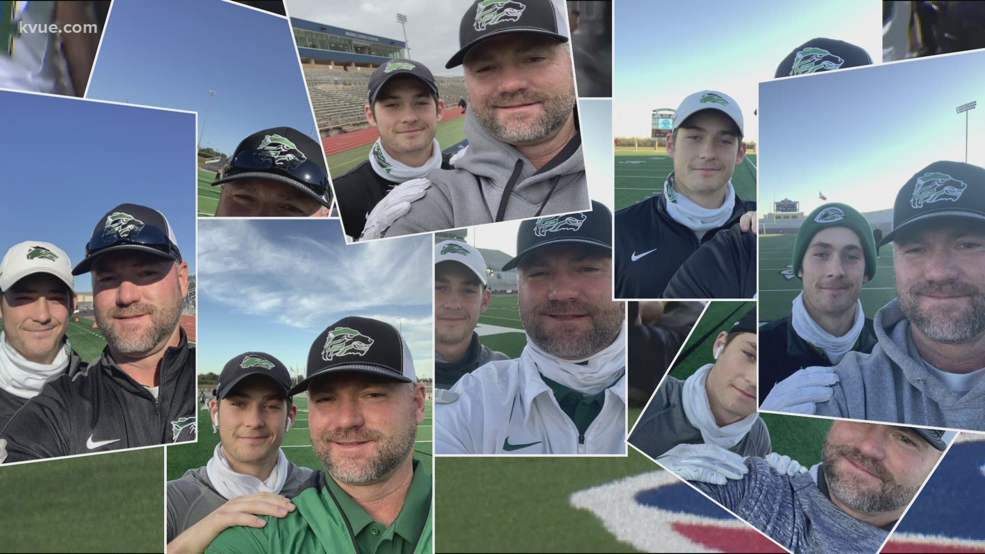 Most of the Cedar Park Timberwolves go all the way back to elementary school together. But for the head coach and one wide receiver, the bond goes back even further.