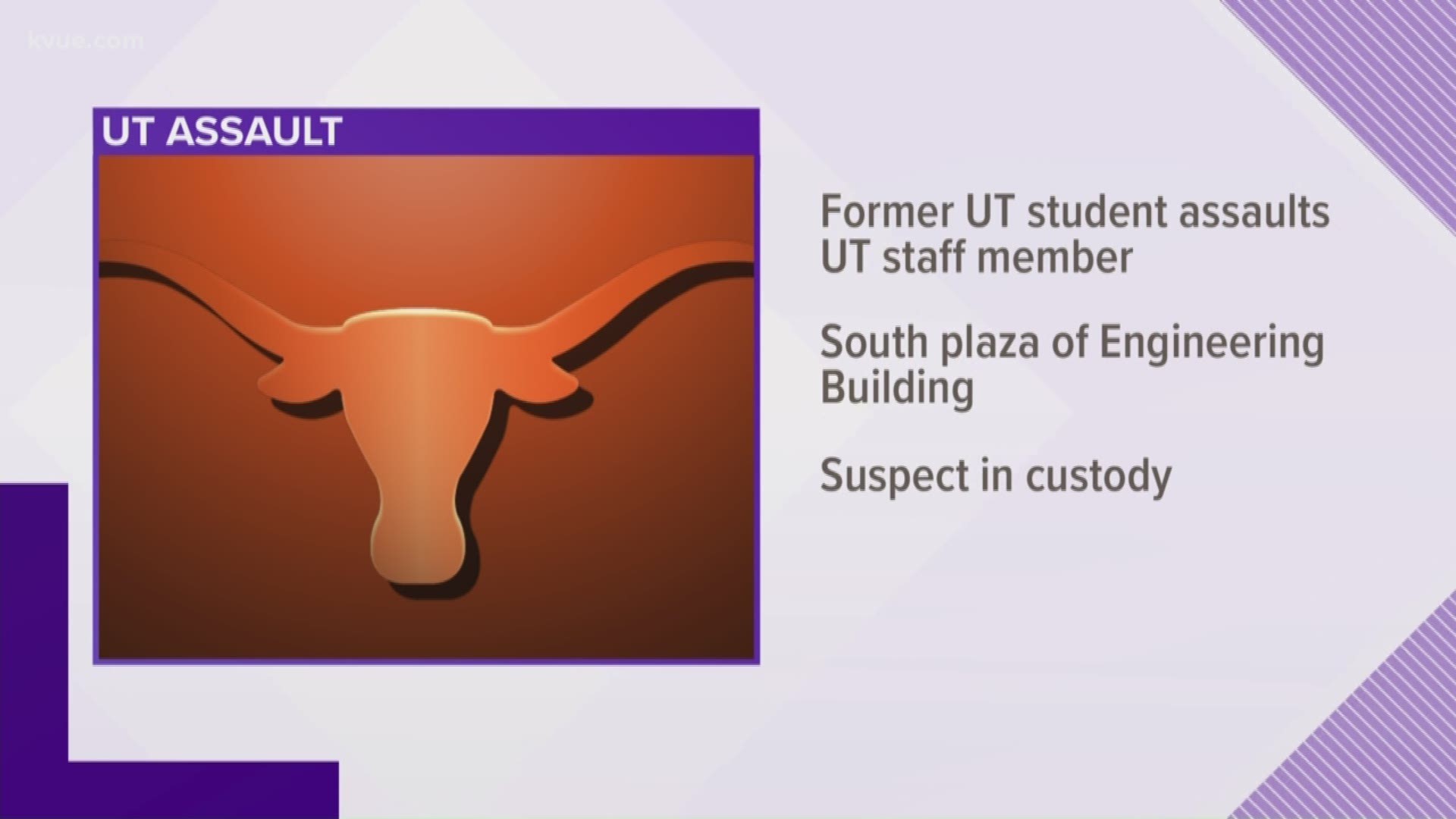 UTPD is investigation an alleged assault against a staff member at the chemical petroleum engineering building.
